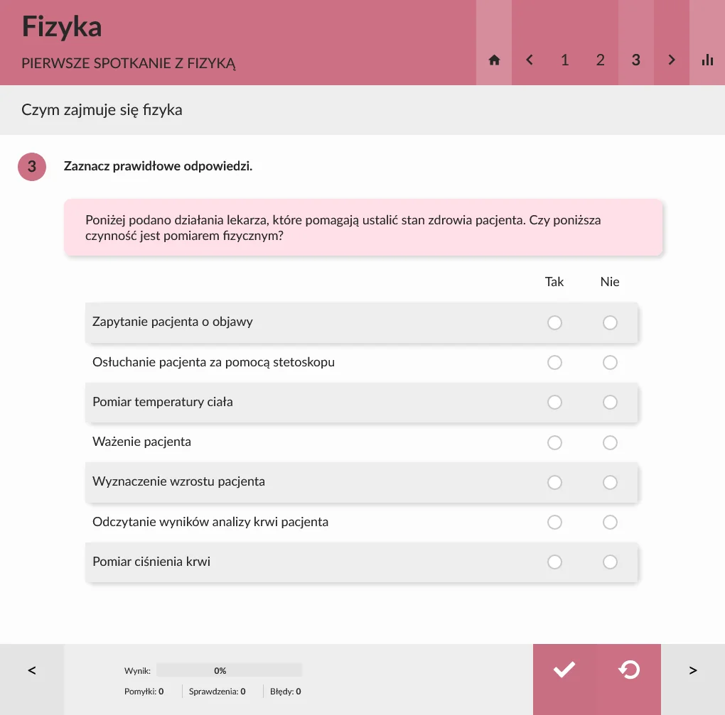 eduPaka Fizyka kl. 7-8, przykładowe ćwiczenie